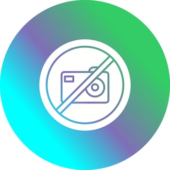 No Pictures Vector Icon