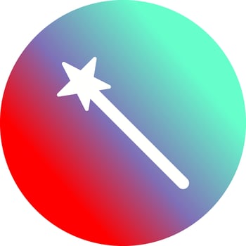 Unique Magic Vector Icon