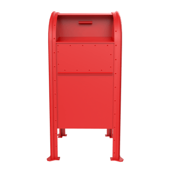 Mailbox isolated on background png