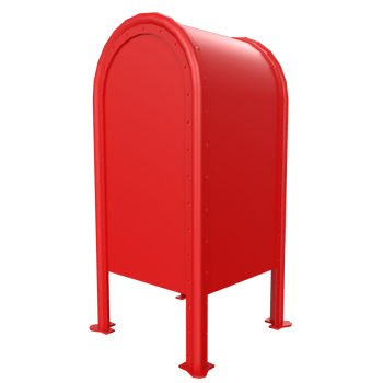 Mailbox isolated on transparent png