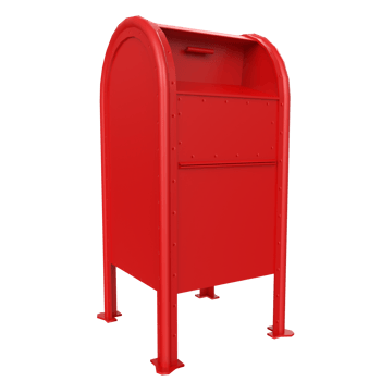 Mailbox isolated on transparent png
