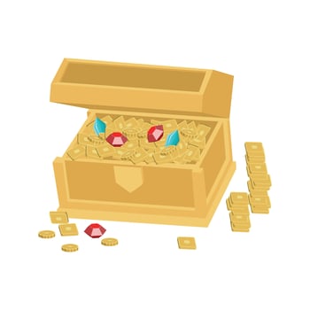 Vector illustration of Treasure Chest