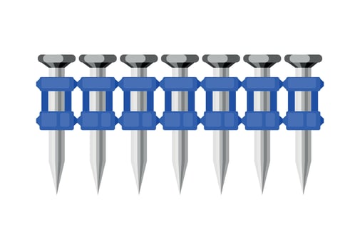Vector illustration of Nail
