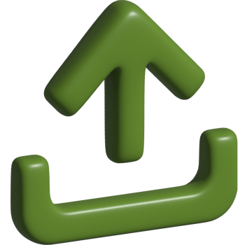 3d icon of upload png