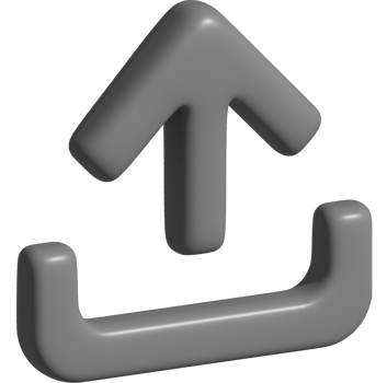 3d icon of upload png