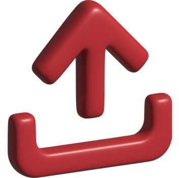 3d icon of upload png