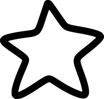 vector illustration of star shape