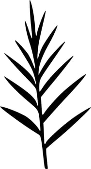 vector illustration of leaf shape
