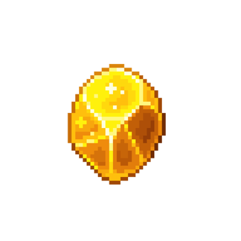 An 8 bit retro styled pixel art illustration of gold. png