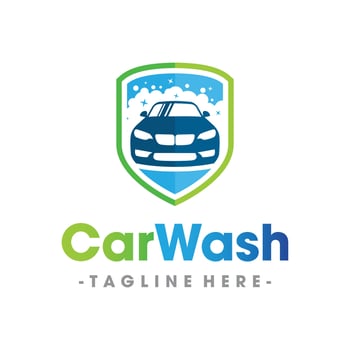 Car wash Logo. Auto Spa Logo Inspiration Vector