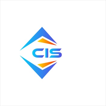 CIS abstract technology logo design on white background. CIS creative initials letter logo concept. vector