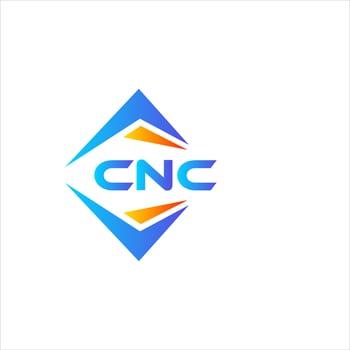 CNC abstract technology logo design on white background. CNC creative initials letter logo concept. vector