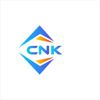 CNK abstract technology logo design on white background. CNK creative initials letter logo concept. vector