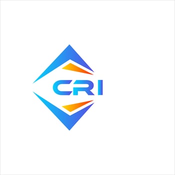 CRI abstract technology logo design on white background. CRI creative initials letter logo concept. vector