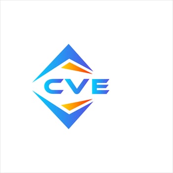 CVE abstract technology logo design on white background. CVE creative initials letter logo concept. vector