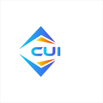 WebCUI abstract technology logo design on white background. CUI creative initials letter logo concept. vector