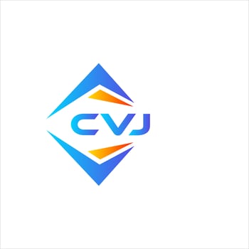 CVJ abstract technology logo design on white background. CVJ creative initials letter logo concept. vector
