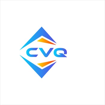CVQ abstract technology logo design on white background. CVQ creative initials letter logo concept. vector