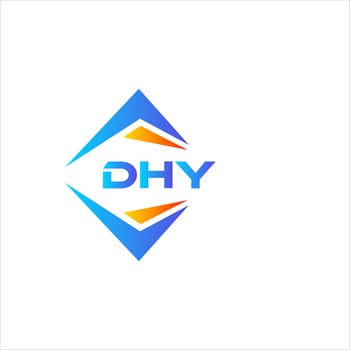 DHY abstract technology logo design on white background. DHY creative initials letter logo concept. vector