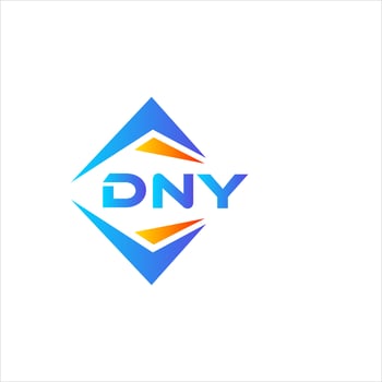DNY abstract technology logo design on white background. DNY creative initials letter logo concept. vector