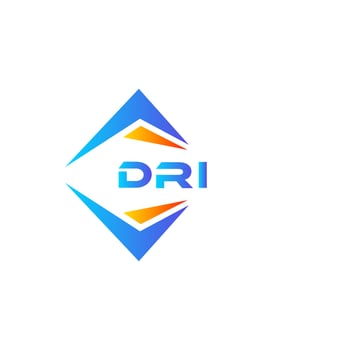 DRI abstract technology logo design on white background. DRI creative initials letter logo concept. vector