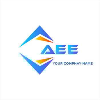 WebAEE abstract technology logo design on white background. AEE creative initials letter logo concept. vector