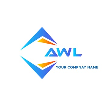 AWL abstract technology logo design on white background. AWL creative initials letter logo concept. vector