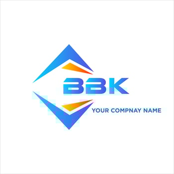 WebBBK abstract technology logo design on white background. BBK creative initials letter logo concept. vector