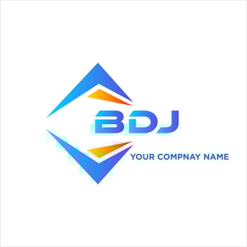 BDJ abstract technology logo design on white background. BDJ creative initials letter logo concept. vector