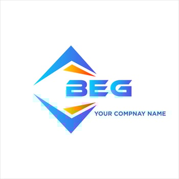 BEG abstract technology logo design on white background. BEG creative initials letter logo concept. vector