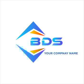 BDS abstract technology logo design on white background. BDS creative initials letter logo concept. vector