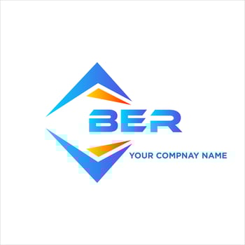 BER abstract technology logo design on white background. BER creative initials letter logo concept. vector