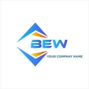 BEW abstract technology logo design on white background. BEW creative initials letter logo concept. vector