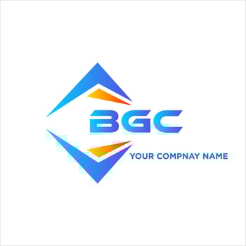 BGC abstract technology logo design on white background. BGC creative initials letter logo concept. vector