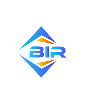 BIR abstract technology logo design on white background. BIR creative initials letter logo concept. vector