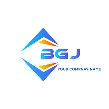 BGJ abstract technology logo design on white background. BGJ creative initials letter logo concept. vector