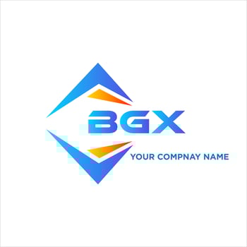 BGX abstract technology logo design on white background. BGX creative initials letter logo concept. vector