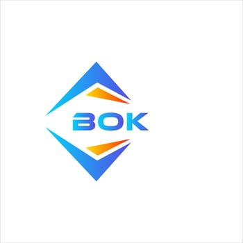 BOK abstract technology logo design on white background. BOK creative initials letter logo concept. vector