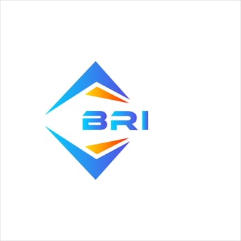 BRI abstract technology logo design on white background. BRI creative initials letter logo concept. vector