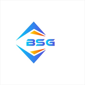 BSG abstract technology logo design on white background. BSG creative initials letter logo concept. vector