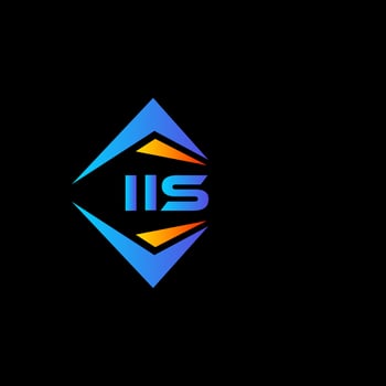 IIS abstract technology logo design on white background. IIS creative initials letter logo concept. vector