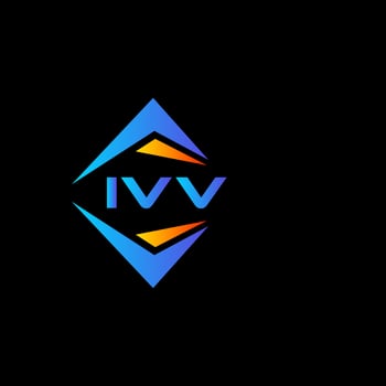 IVV abstract technology logo design on white background. IVV creative initials letter logo concept. vector