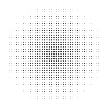Circle dotted background.Pop art comic style illustration png