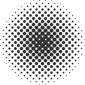 Circle dotted background.Pop art comic style illustration png