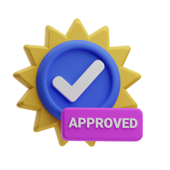 3d illustration badge approved big data png