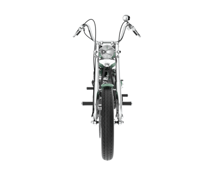 Motorcycle isolated on transparent background. 3d rendering - illustration png