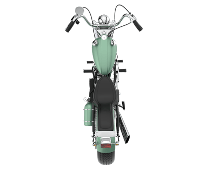 Motorcycle isolated on transparent background. 3d rendering - illustration png