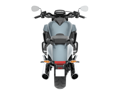 Motorcycle isolated on transparent background. 3d rendering - illustration png
