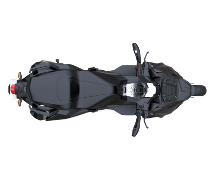 Motorcycle isolated on transparent background. 3d rendering - illustration png