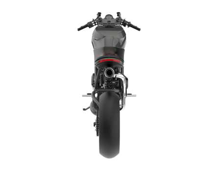 Motorcycle isolated on transparent background. 3d rendering - illustration png